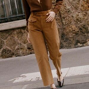 Doen cotton tan trousers